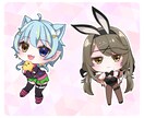 かわいいミニキャライラストを制作します グッズや収益化チャンネルに使えるミニキャラ描きます！ イメージ3