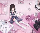 豪華な1枚イラスト描きます 活動している方やオリキャラのイラストが欲しい方全てへ イメージ2
