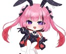 ちまっとかわいいミニキャラお描きします SNSアイコン等に使えるかわいいミニキャラお描きします イメージ2