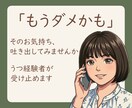 ボイスサンプルあり　しんどい心受け止めます PMDD、うつ経験者の私があなたに寄り添います イメージ1