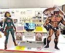 アメコミヒーロー風キャラクターポーズ自在に描きます 企業やスポーツチームのイメージアップ!アイコンやパネル仕様も イメージ3