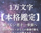 １万文字の本格鑑定｜動けない恋を一歩前へ進めます 彼の気持ち×あなたの最善の行動をタロットで導きます イメージ1