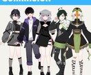 9・10月限定！立ち絵5,000円～で描きます Live2DやIRIAM、TRPGなど、用途に合わせて制作！ イメージ2