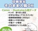 Canvaデータを印刷用・入稿データへ修正します ☆塗り足し・CMYK変換など印刷入稿トラブル防止対応☆ イメージ3