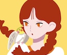 フラットでかわいいイラスト描きます あなたのために素敵なイラストお描きします！ イメージ7