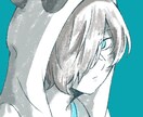 アイコンイラスト承ります 中性的・透明感・雰囲気重視なイラストをお探しの方へ！ イメージ5