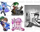ミニキャライラストを制作します いろんな用途に使えるシンプルで可愛いイラストを描きます！ イメージ3