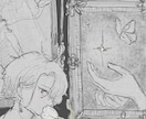 やわらかく幻想的な雰囲気のあるイラストを描きます タッチの残る塗り･モチーフで世界観を表現するのが得意です！ イメージ1