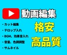 Youtube向け動画編集承ります 格安、高品質で動画編集承ります！！ イメージ1