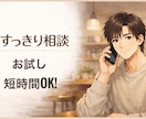 話し相手・悩み相談・愚痴聞き・不倫等相談もききます 【24h/1分OK】不倫復縁の悩み・職場家庭の愚痴を全肯定。 イメージ1
