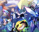 キャラアイコン、イラスト制作承ります 再度高めでキラキラしてるイラスト描きます！ イメージ1