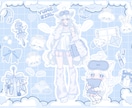 ゆるふわでかわいいイラストを作成します 1枚絵・立ち絵・ミニキャラなども対応可◎ イメージ4