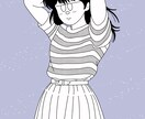 似顔絵、SNSのアイコン等描きます 個性的な表現のイラストを制作いたします。 イメージ1