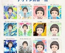 ポップで見やすい似顔絵を作成します プロのイラストレーターによる程良くリアルで見やすい似顔絵です イメージ6