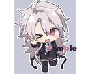 商用利用OK！可愛い2頭身キャラを制作します 商用利用可＆納品10日以内！可愛いミニキャラをお届けします イメージ2