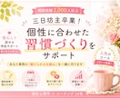 個性診断付｜あなた専用の習慣作りを7日間伴走します 続けられる仕組み⭐︎頑張り方ではなく続け方には個性があります イメージ1
