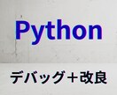 Pythonのデバッグ・改良します 最短即日で納品！改良の提案もいたします イメージ1