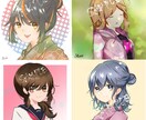 安い！はやい！かわいい！SNS用アイコン描きます 即日対応！キャッチーでかわいいオリジナルアイコン作ります！ イメージ3