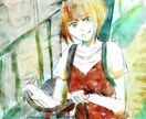 可愛い、かっこいいキャラのイラスト描きます ベタ塗り、デジタル塗り、水彩風などお好きな絵柄で描きます！ イメージ2