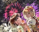 ラフ画のリテイク無制限で5月まで描きます ファンタジーの色濃いめ世界です。大切な思い出をイラストに。 イメージ5