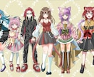 様々な立ち絵を制作いたします 立ち絵を制作いたします！腰上までなら1000円引き！ イメージ3