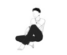 こういうイラストすぐ描きます モノクロのイラストをすぐ描きます イメージ3