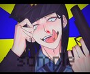 世界観際立つ狂気ダーク系イラスト描きます 周りと被らない、個性が光るSNSアイコン描きます イメージ8