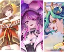 アイコン、1枚絵を描きます 綺麗系、可愛い系の強気な女の子！ イメージ6