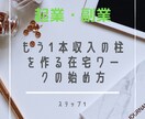 ネット起業・副業初心者向けのアドバイスします 集客方法～ご自身の強みを活かした商品サービスの設計まで支援 イメージ1