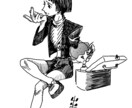 シンプルでかっこいい・おしゃれなイラストを描きます 一枚絵から動画のサムネイルや差分まで。 イメージ2