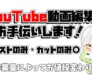 YouTube動画の編集をお手伝いします YouTubeの動画編集などをお手伝いします！ イメージ1