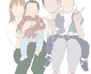 おしゃれな似顔絵アイコン描きます 写真を模写してアイコンを制作します！待ち受け画面にも◎！ イメージ2