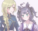 アナログ風味のイラスト描きます アナログ風味の線を残したデフォルメ寄りのイラストです イメージ3