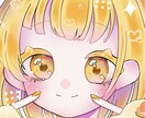 アイコンやヘッダーサイズのかわいい女の子を描きます かわいい女の子イラストであなたのSNSを彩ります！ イメージ1