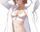 透明感のある女の子イラスト描きます 優しい雰囲気の女の子イラスト制作 イメージ4
