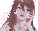 SNSアイコン描きます SNS等で自由に使える女の子のイラストお描きします！！ イメージ2