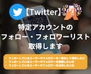 ツイッター｜フォロー・フォロワーリスト取得します 最短当日納品｜自分・他人どちらのアカウントにも対応可能 イメージ1