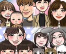 満足いただける可愛い似顔絵を描かせて頂きます 1枚1枚に想いを込めて丁寧に…✐ イメージ2