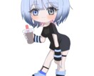 PNGTuberお仕立します 可愛らしいミニキャラで差分付きです！ イメージ2