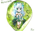 宝石のようにキラキラなちびキャラ描きます きらきら輝く理想の世界を形に！ イメージ8