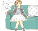 ふんわりとした雰囲気のアイコンを描きます Twitter、Instagram、ブログなどのアイコンに イメージ2