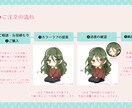 選べる線画＆塗り可愛いミニキャラ描きます 商用利用込！グッズOK！無料笑顔差分付き！ イメージ6