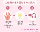 女性限定＊指と心で読み解く、恋の流れをお伝えします 恋をほどいて、わたしを結ぶ。──恋眉式・恋愛オラクル鑑定 イメージ4