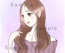 女性のイラスト描きます SNSアイコンや似顔絵などに◎ イメージ5