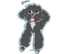 ペットのイラスト描きます 愛犬ちゃんをゆる〜くポップなイラストに！ イメージ3