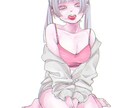 SNSアイコンをお描きします 女の子のSNSアイコンをご希望の方ぜひ^^ イメージ4