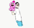 SNS用にアイコンや似顔絵を描きます ステキなデザインであなたを表現します！ イメージ2