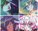 かわいいイラスト描きます どこかレトロな雰囲気の絵柄でお描きします♪ イメージ3
