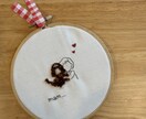 大切なワンちゃんとの思い出をモフモフ刺繍します ワンちゃんとの写真をもとに、シルエット刺繍♩ イメージ5