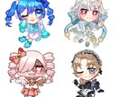 商用利用OK！可愛いミニキャラ描きます アイコンやグッズ使用にピッタリの可愛いミニキャラを描きます。 イメージ3